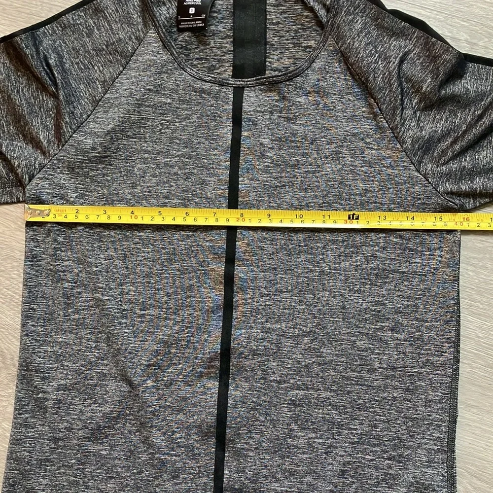 NIKE PRO HYPERCOOL Long-sleeve Mesh Tops Women’s Size S Dark Gray Training